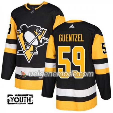 Kinder Eishockey Pittsburgh Penguins Trikot Jake Guentzel 59 Adidas 2017-2018 Schwarz Authentic